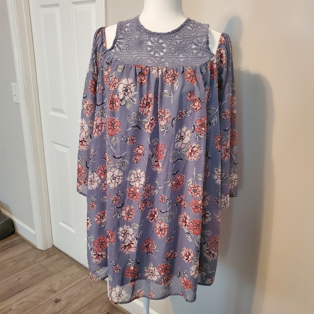 Cold Shoulder Mini Dress